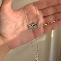 Double Swan Necklace - Ronak e Mehfil