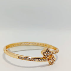 STAINLESS STEEL VANCLEEF BANGLE BRACELET - Ronak e Mehfil