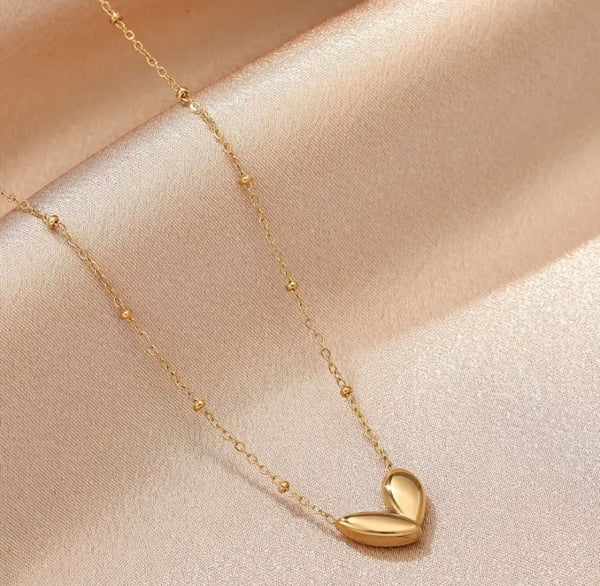 Chunky Heart Necklace - Ronak e Mehfil