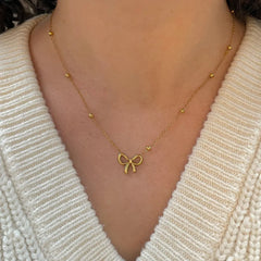 Ribbon Necklace - Ronak e Mehfil