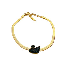Black Swan Chain Bracelet - Ronak e Mehfil