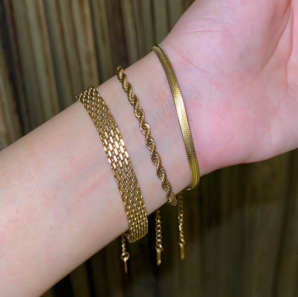 Milas, Rowena & Snake Bracelet Combo Set - Ronak e Mehfil