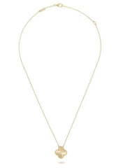 Golden Vancleef Necklace - Ronak e Mehfil