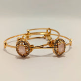 Zircon Gold Plated Pair Bracelets - Ronak e Mehfil