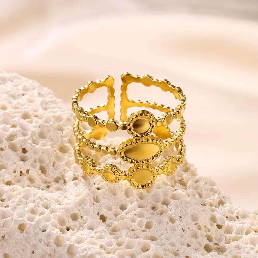 Luxe Halo Ring - Ronak e Mehfil