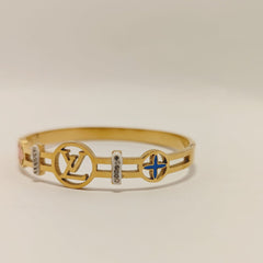 Louis Vuitton-inspired 316L Stainless Steel Bangle - Ronak e Mehfil