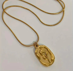 Rosá Engraved Vintage Pendant - Ronak e Mehfil