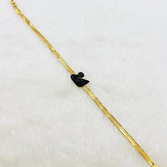 Black Swan Chain Bracelet - Ronak e Mehfil