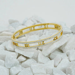 Roman Rhinestone Bangle - Ronak e Mehfil