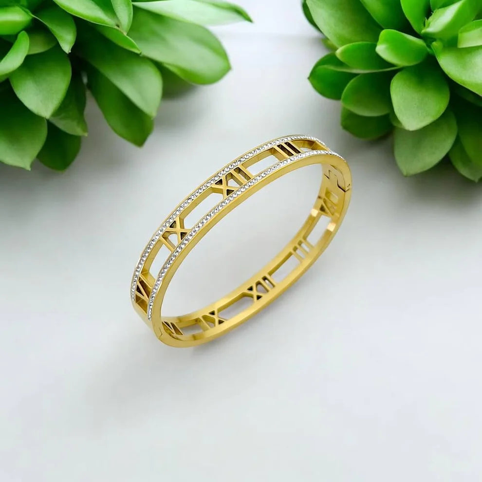 Roman Rhinestone Bangle - Ronak e Mehfil
