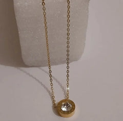 Stainless Steel Cartier Stone Necklace - Ronak e Mehfil