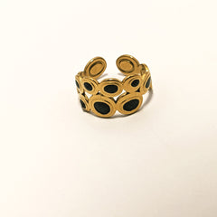 Noir Embrace Ring - Ronak e Mehfil