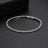 Silver Tennis Bracelet - Ronak e Mehfil