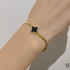 Clover snake chain bracelet - Ronak e Mehfil