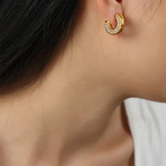 Glint Mini CZ Hoop - Ronak e Mehfil