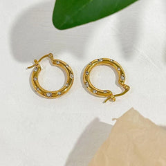 Pearl Studded Earrings - Ronak e Mehfil