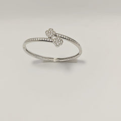 STAINLESS STEEL VANCLEEF BANGLE BRACELET - Ronak e Mehfil