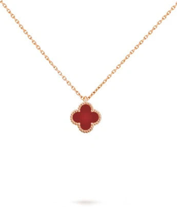 Red Clover Necklace - Ronak e Mehfil