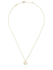 White Clover Necklace - Ronak e Mehfil