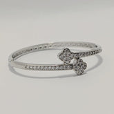 STAINLESS STEEL VANCLEEF BANGLE BRACELET - Ronak e Mehfil