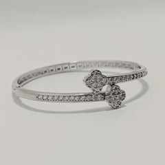 STAINLESS STEEL VANCLEEF BANGLE BRACELET - Ronak e Mehfil