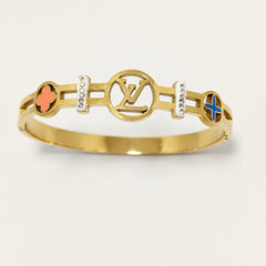Louis Vuitton-inspired 316L Stainless Steel Bangle - Ronak e Mehfil