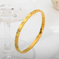 Minimalist White Filled Bangle - Ronak e Mehfil
