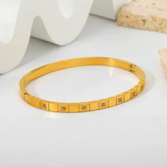 Minimalist White Filled Bangle - Ronak e Mehfil