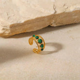 Tiger Eye Stone Ring (Adjustable) - Ronak e Mehfil