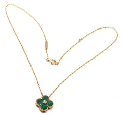 Green Vancleef Necklace - Ronak e Mehfil