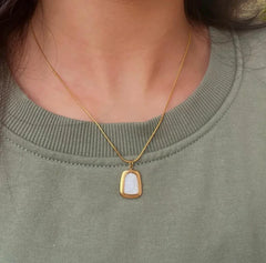 White Stone Necklace - Ronak e Mehfil