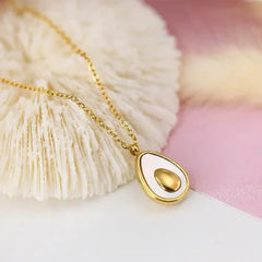 Avocado Charm Necklace - Ronak e Mehfil