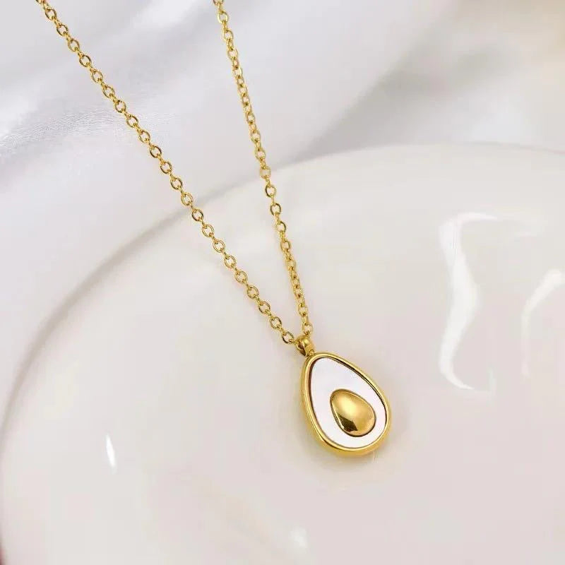 Avocado Charm Necklace - Ronak e Mehfil