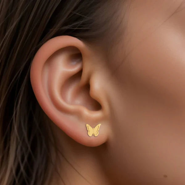 Butterfly Classic Stud Earrings For Girls and Women - Ronak e Mehfil