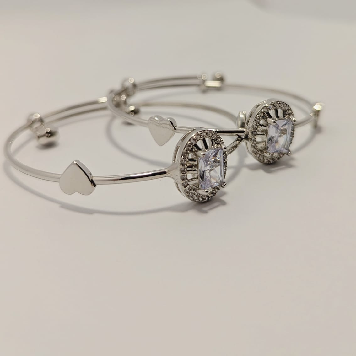 Zircon Gold Plated Pair Bracelets - Ronak e Mehfil