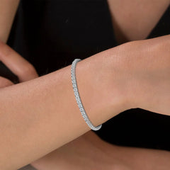 Silver Tennis Bracelet - Ronak e Mehfil