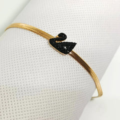Black Swan Chain Bracelet - Ronak e Mehfil