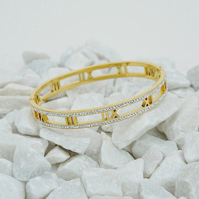 Roman Rhinestone Bangle - Ronak e Mehfil