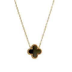 Two Sided Black And White Vancleef Necklace - Ronak e Mehfil