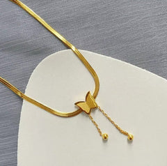 Vintage Butterfly Necklace - Ronak e Mehfil