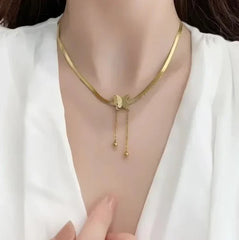 Vintage Butterfly Necklace - Ronak e Mehfil