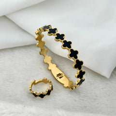Clover Band Bangle & Ring Set - Ronak e Mehfil