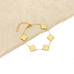 Golden Clover Bracelet - Ronak e Mehfil
